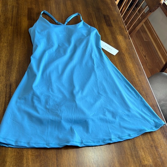VOGO Athletica Dresses & Skirts - VOGO Activewear Workout Tennis Dress with Built in Shorts NWT Size Large